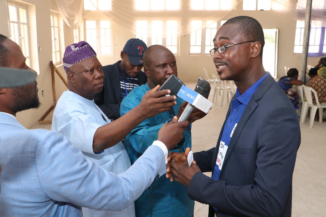 Interview session with the executive director